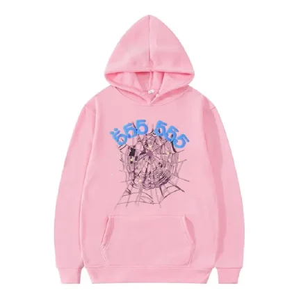 SP5DER Pink Hoodie